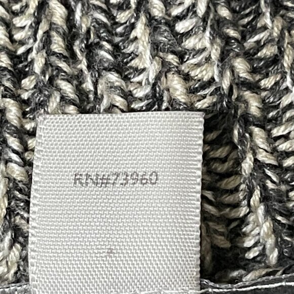 Avenue Womens Black & White Knit Open-Front Cardigan With Waist Tie Size 18/20 - Picture 5 of 9